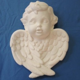 Lg. Cherub Face Plaque Lg. Cherub Face Plaque