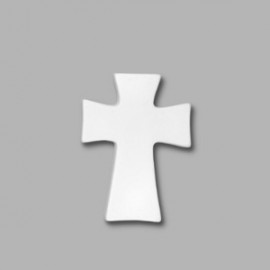 Ceramic Bisque Contemporary Cross Ceramic Bisque Contemporary Cross