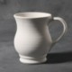 Lisa Mug - Stoneware Bisque - Case of 6 Lisa Mug - Stoneware Bisque - Case of 6